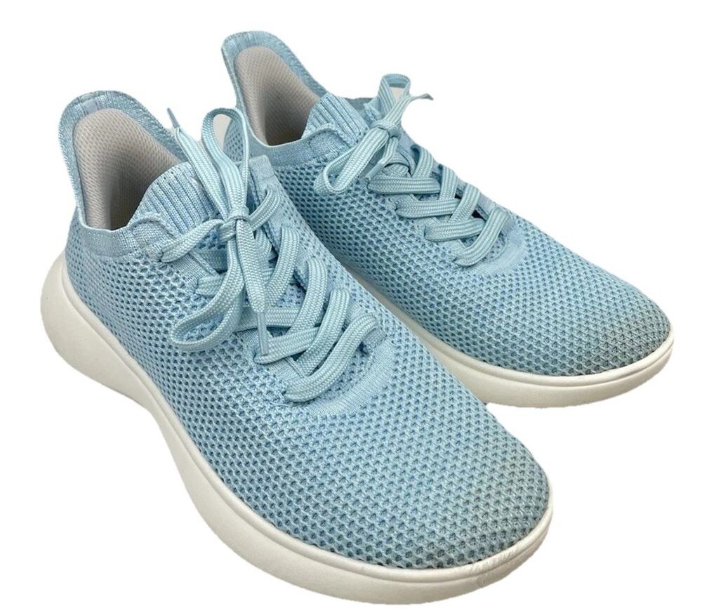 Vivaia Shoes Womens Size 6.5 Us Urban Light Blue Low Top Running Sneaker Sliders
